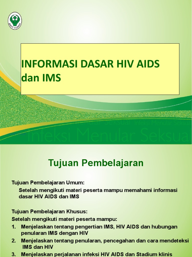 Modul Dasar-2 Informasi Dasar HIV AIDS Dan PIMS | PDF