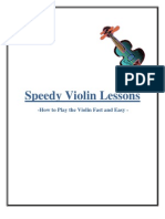 Speedy Violin Lessons