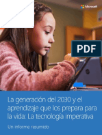 La Generacion Del 2030 y El Aprendizaje