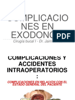 complicaciones en exodoncias