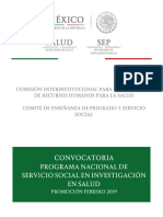 Convocatoria Ssi Febrero2019