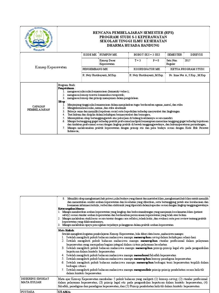 Contoh RPS PDF | PDF