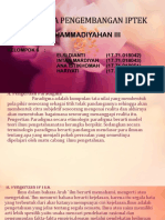 Paradigma Pengembangan Iptek: Kemuhammadiyahan Iii