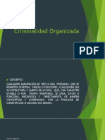 Criminalidad Organizada