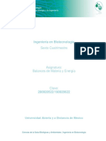 Balance de Materia Energi A y La Ingenieri A PDF