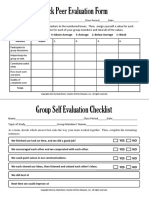 group peer evaluation forms