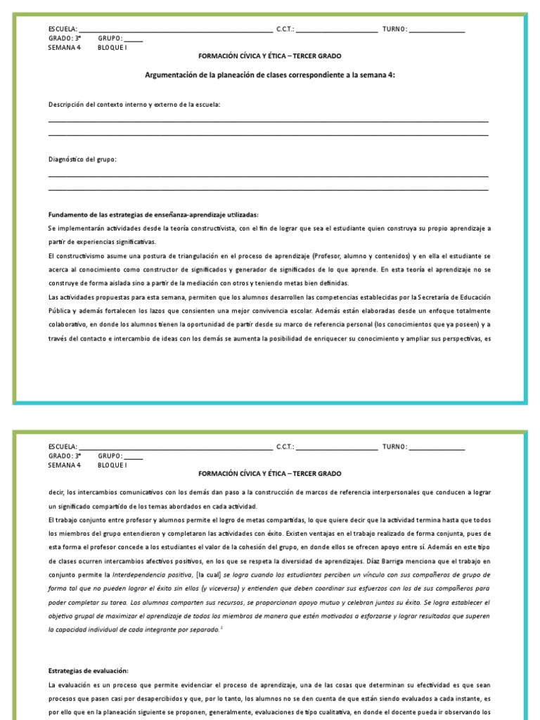 Semana 4 | PDF | Constructivismo (filosofía de la educación) | Aprendizaje
