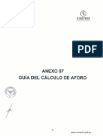 Anexo 07 Guia Del Calculo de Aforo PDF