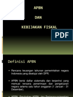 Apbn Dan Kebijakan Fiskal