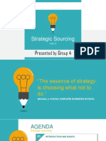 Strategic Sourcing Process for Supplier Selection