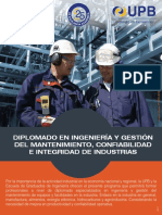 Diplomado Mantenimiento Industrial UPB