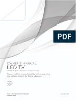 LG Led TV Owner's Manual