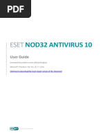 Nod32 Antivirus 10: User Guide