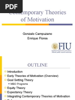 Contemporary Theories of Motivation