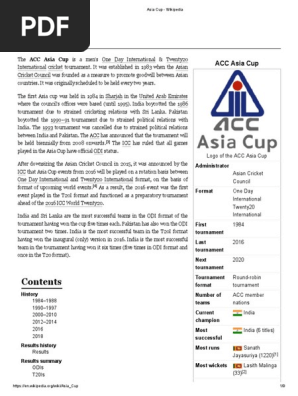 Asia Cup - Wikipedia