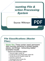 5 Accounting File Transaction Processing System