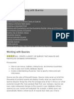 Download MS Access - Working With Queries by bogsbest SN3948615 doc pdf