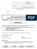 4814 Dossier Sujet Epreuve e2 Metropole Bac Pro Mei Juin 2014 (1)