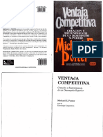 La Ventaja Competitiva Creacion y Sostenimiento de Un Desempeno Superior Porter Michael PDF