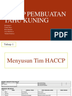 Haccp Kel 4 Tahu Kuning