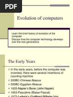 Evolution of Computer Class 11 Topic