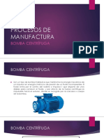 Procesos de fabricación de bombas centrífugas