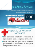 Como proceder em acidentes e primeiros socorros