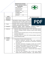 3.1.5.1 Sop Mendapatkan Asupan Pengguna Tentang Kinerja Puskesmas