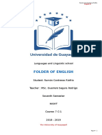 Portfolio English 7th - Semester