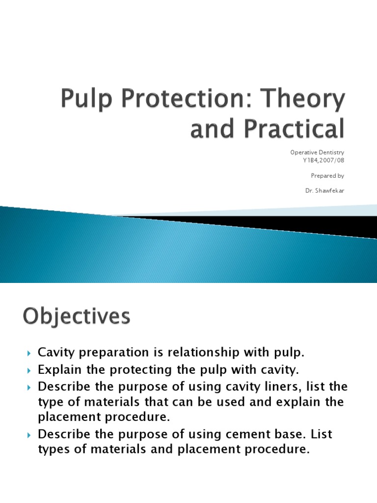 Pulp Protection Techniques A Guide to Cavity Liners, Varnishes, and