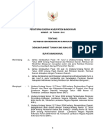 Peraturan Daerah Kabupaten Manokwari No. 22 Tahun 2011 Tentang Retribusi Izin Mendirikan Bangunan