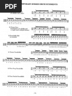 All 40 Drum Rudiments | PDF | Music Theory | Musical Techniques