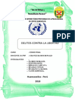 Delito Contra La Libertar Monografia.