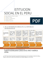 La Constitucion Social en El Peru