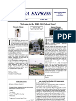 AISA's The Express: October 2010 (Vol. 1, No. 1)