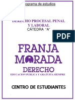 Derecho Procesal Penal y Laboral .