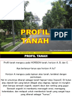 Dasar Ilmu Tanah Profil Tanah 2