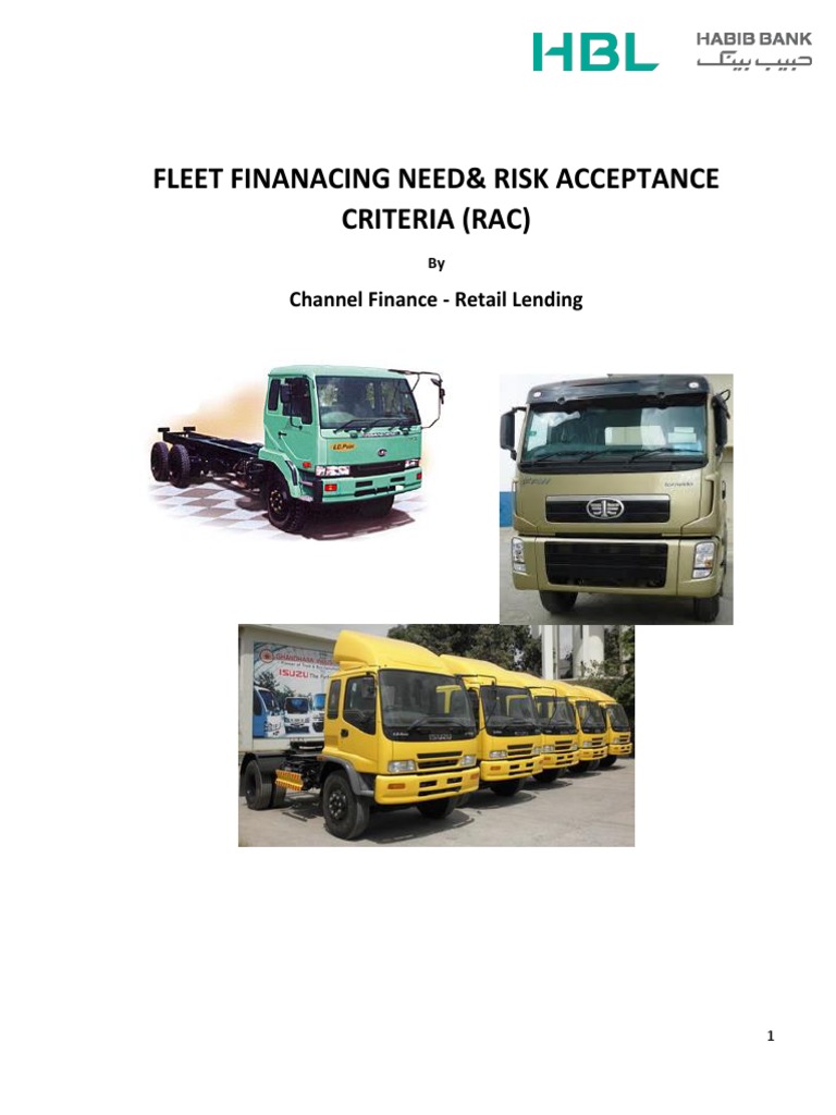 HBL Auto Financing PDF Transport Banks