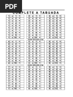 Tabuadas