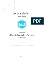 Digital Sales Certification PDF