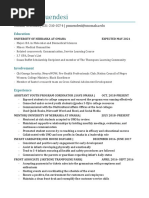Panashe Muendesi Master Resume