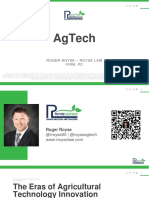 Innovations in AgTech - Royse Law Firm