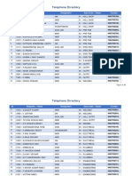 Telephone Directory Contacts