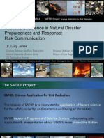 The Role of Science in Natural Disaster Preparedness and Response: Risk Communication