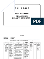 Silabus Akhlak Kelas 6