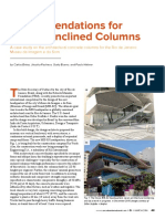 Analysis and Design of Inclined Columns