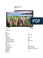 Estimate Price Rp. 6.300.000,-: TELEVISI: Samsung UA49J5200 Full HD