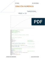 INTEGRACIÓN NUMERICA