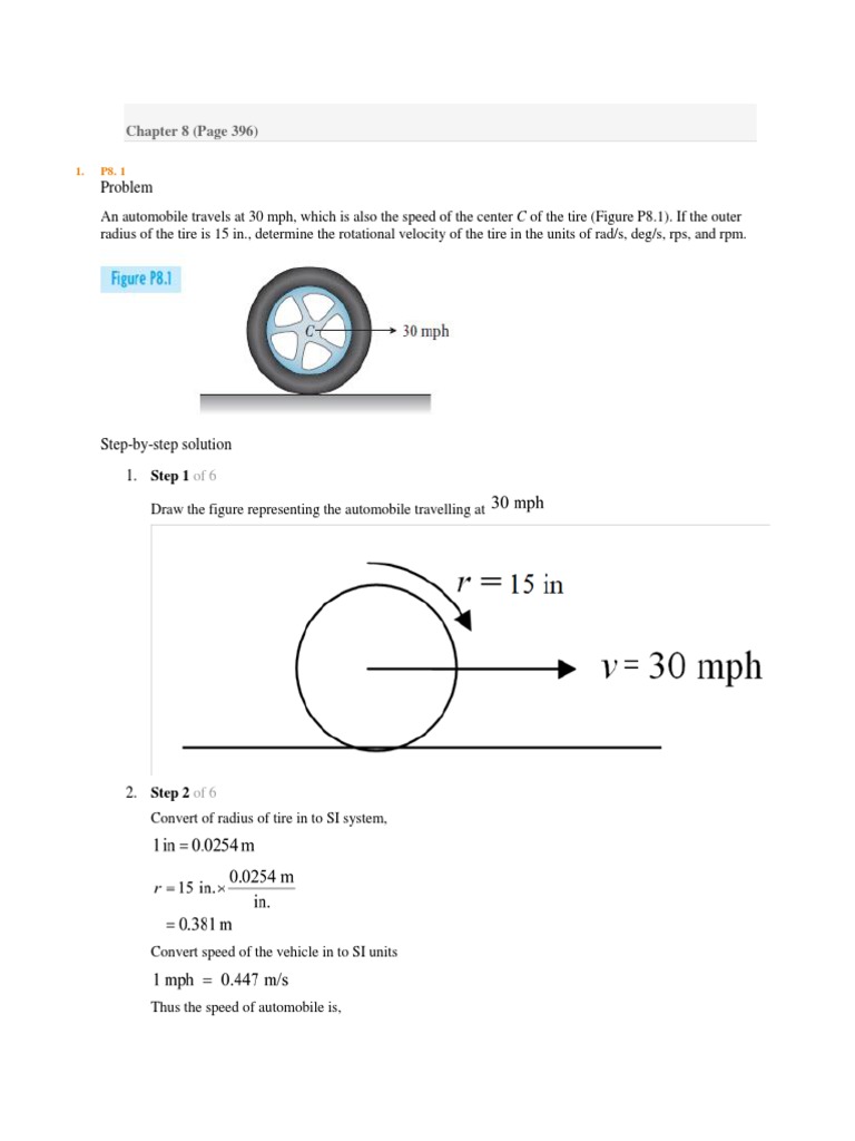 Problem Chapter 8 | PDF | Gear | Torque