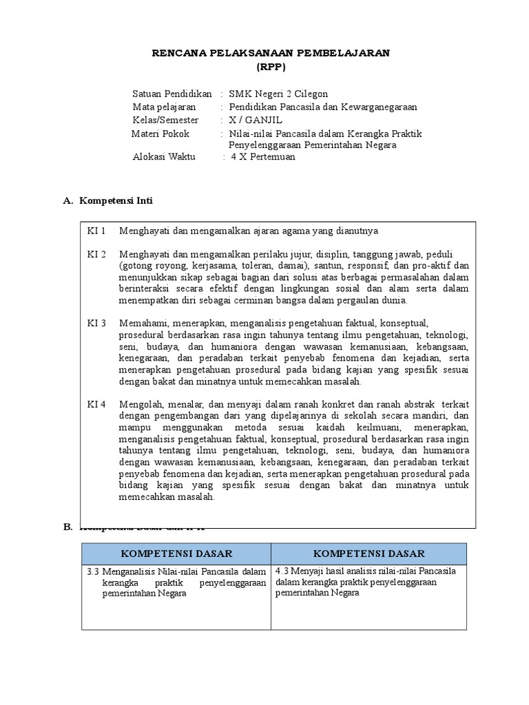 Contoh Rpp Yang Memuat 4 Dimensi Pengetahuan Ilmusosial Id